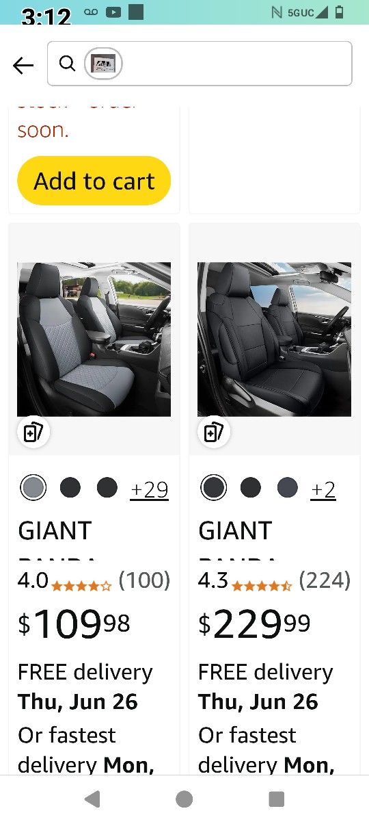 Leather Car Seat Covers