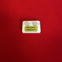 925 Silver Moissanite Earrings $39