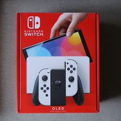 Nintendo Switch OLED White with GripCase
