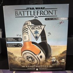 RARE Star Wars Battlefront LIMITED EDITION Sandtrooper Turtle Beach Headset