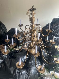 Chandelier with lights