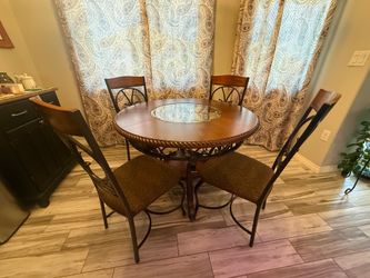 Round Dining Table with 4 chairs by Ashley