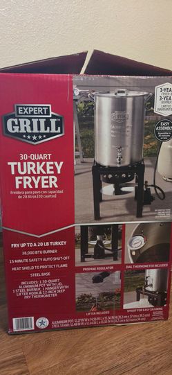 Brand New Expert Grill 30-Quart Turkey Fryer & Outdoor Cooker - Never Used