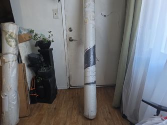 White and black design rug