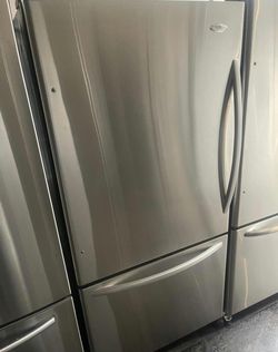Whirlpool Bottom Freezer Stainless Steel Fridge, EnergyStar