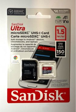 Authentic SanDisk Ultra 1.5 TB microSD Card