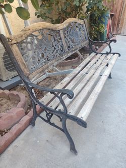Beautiful patio bench vintage