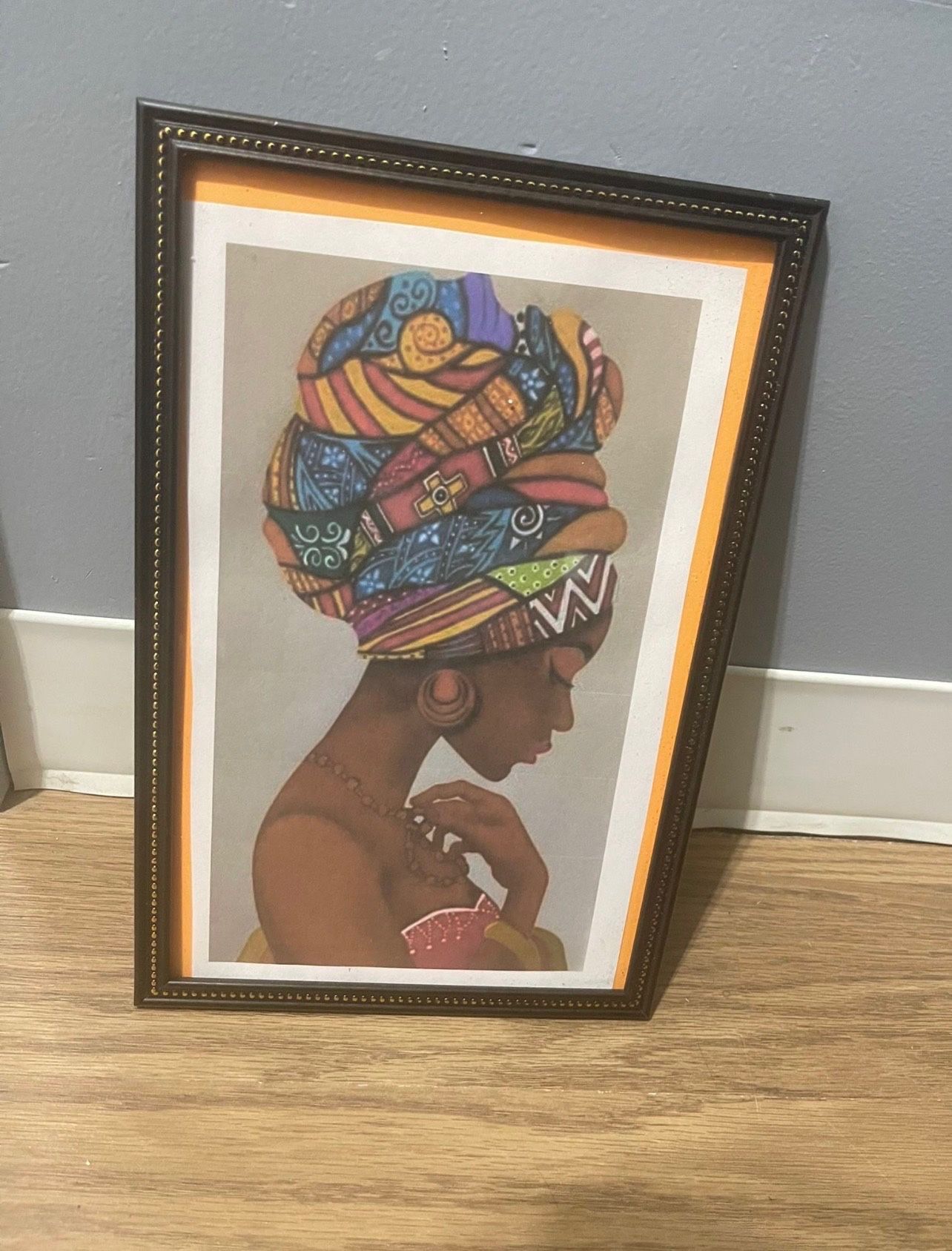 African Queen Portrait Home Decor piece