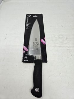 Mercer Culinary Genesis M21078 8" Chef's Knife, Black Handle, NSF Approved