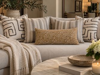 Arhaus Decorative Throw Pillows Set