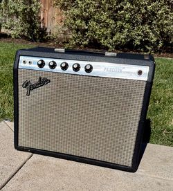 Fender Princeton Silverface guitar amp (‘70s)