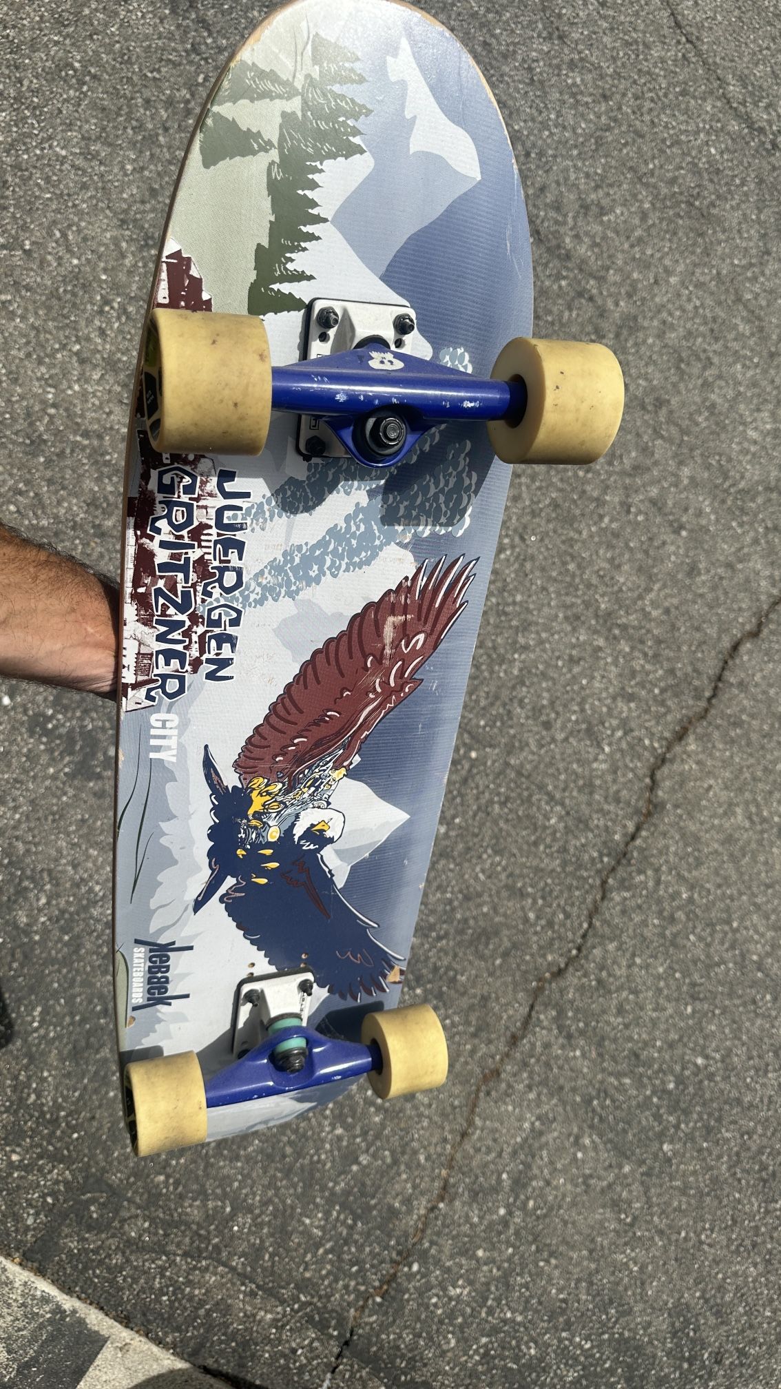 Kebbek Borg Series Juergen Gritzner City SkateBoard 33in