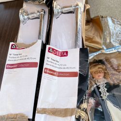 2 - 18” Towel Bars