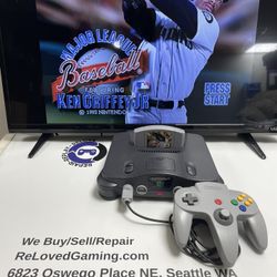 Nintendo N64 - Two Month Warranty - Tested No Issues - For Sale Or Trade