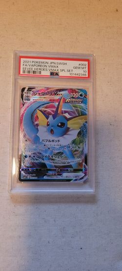 PSA 10 Vaporeon VMAX Full Art Japanese Pokemon Card