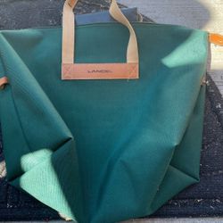 Green Lancel Tote Bag