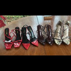 4 Pair Shoes New Size 9  $10 Each Or 4 $35