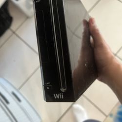 Black Nintendo Wii Gaming Console