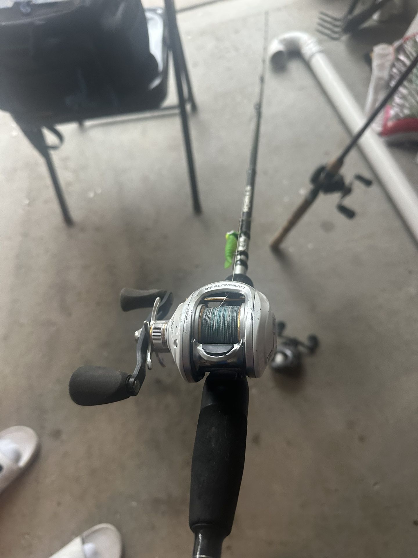 Bass Pro shops Johnny morris carbonlite Reel And Rod