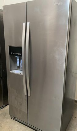 Whirlpool Side-by-Side Stainless Steel Refrigerator
