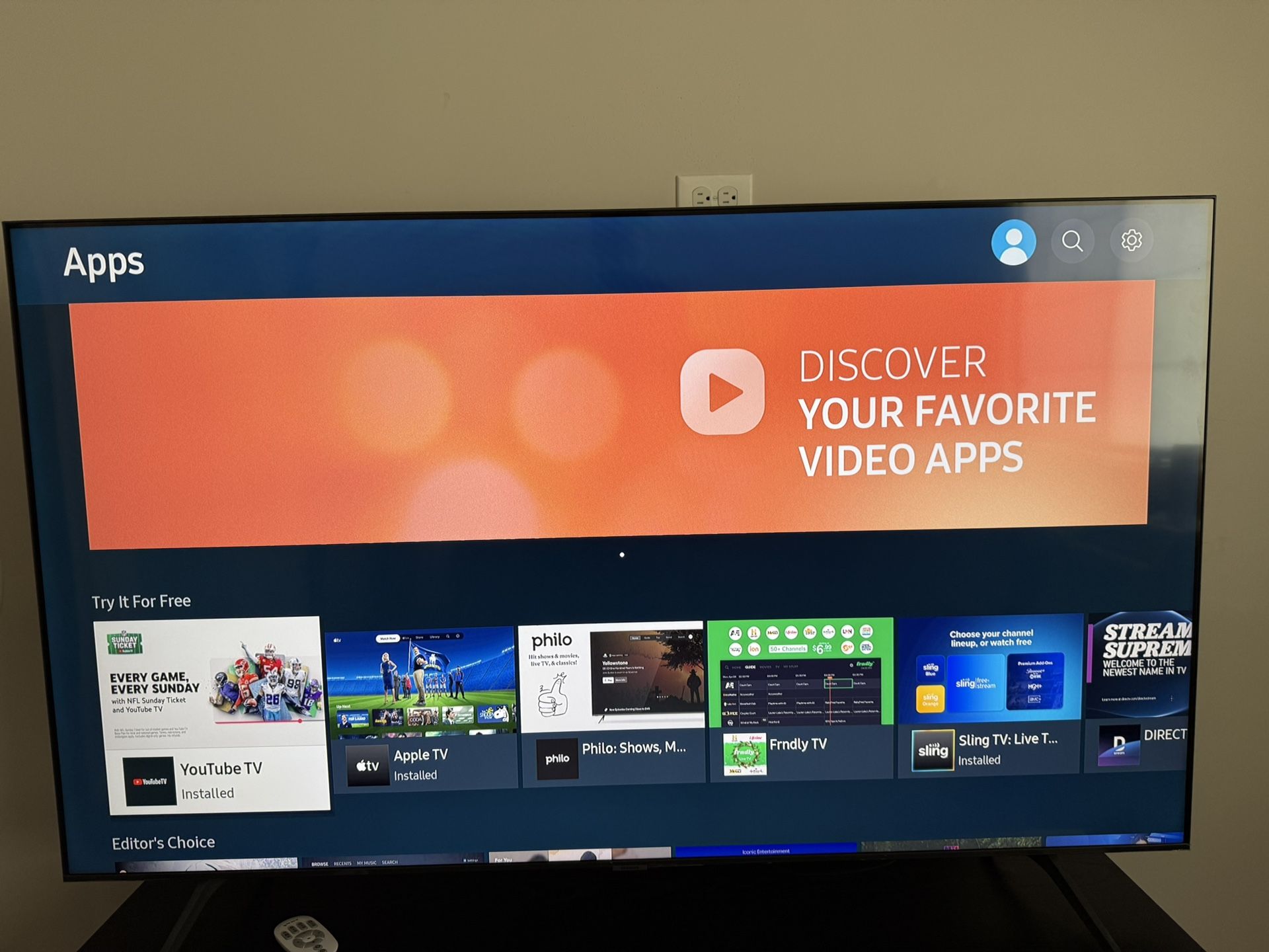 Samsung Tv 65”