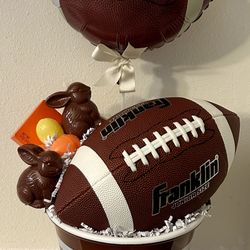 Football Easter Basket