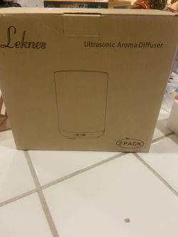 Ultrasonic aroma diffuser 2 pack.