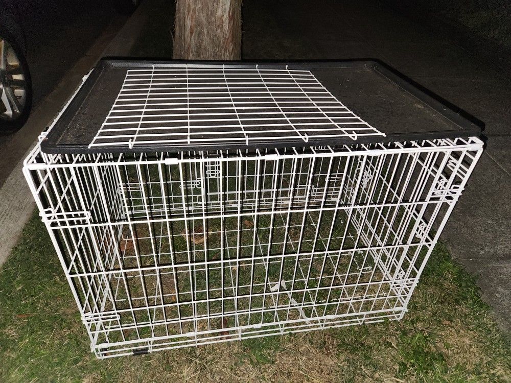 Medium to Large 36" Metal Dog Crate Cage Kennel 