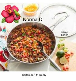 Sartén de 14” Tri-ply nuevo en su caja 🌺 princesa house 🌺
