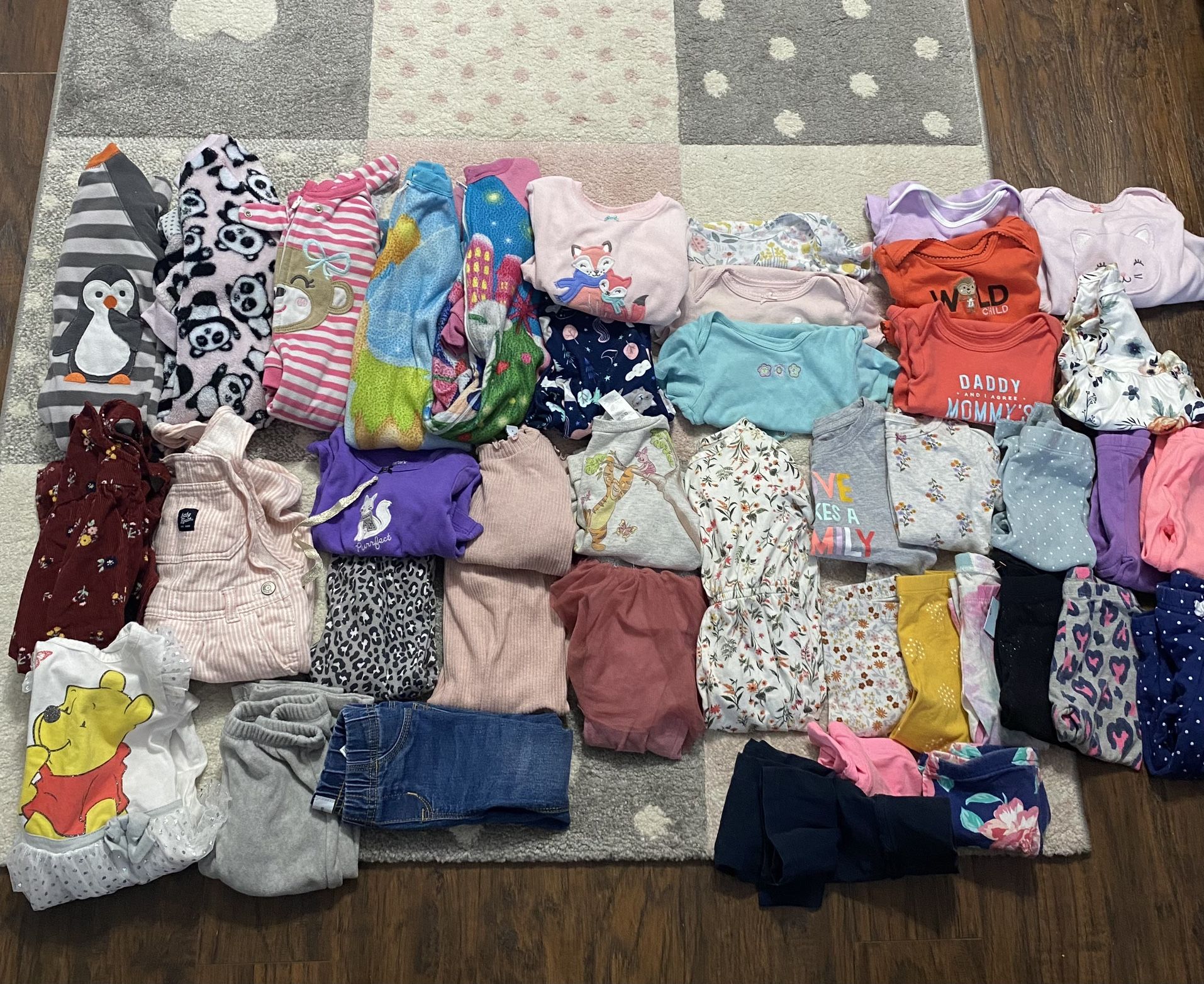 18 month girl clothing lot