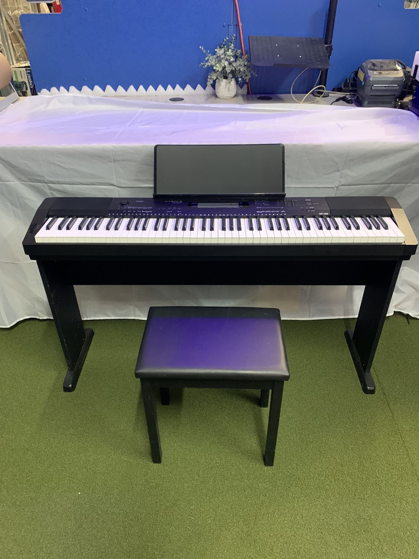 Casio CDP-235R Digital Piano, 88 Note, Scaled Hammer Action *Missing Power Cord