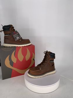 ‼️FATHER’S DAY SALE‼️ WOLVERINE MEN'S TRADE WEDGE 8" MOC-TOE STEEL-TOE WORK BOOT 25% OFF ORIGINAL PRICE