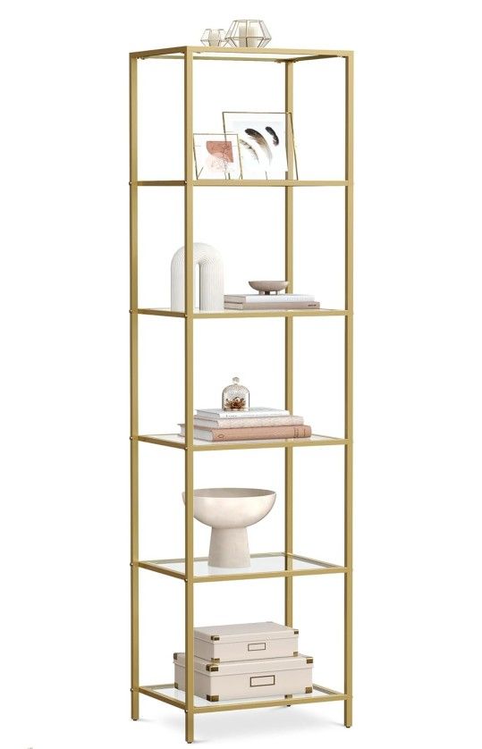 VASAGLE Bookcase, 6-Tier Bookshelf,