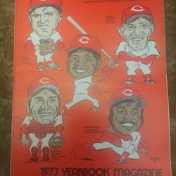1973 Cincinnati Reds Yearbook 