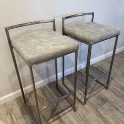 Modern Bar Stools (Set of 2) – Moving Sale