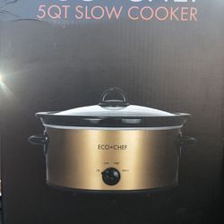 BRAND NEW - 5qt slow cooker crock pot