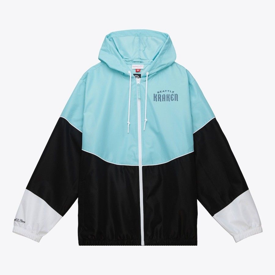 3XL Seattle Kraken Lightweight Full-Zip Windbreaker Jacket