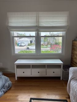 White Storage Bench with 3 Drawers | Entryway, Bedroom, Window Seat