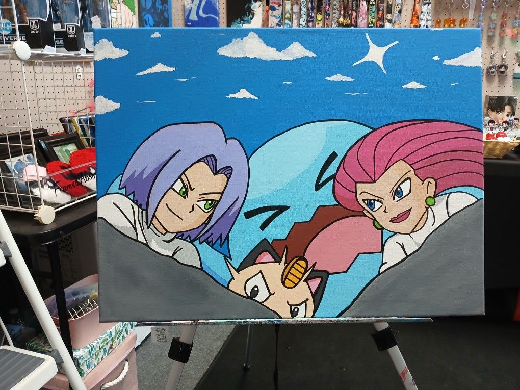 20x24 Team Rocket Painting