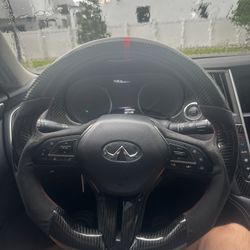 Infiniti Q50 carbon fiber steering wheel  