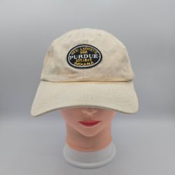 American Needle West Lafayette Indiana Purdue Boilermakers Adjustable Beige Hat. 4