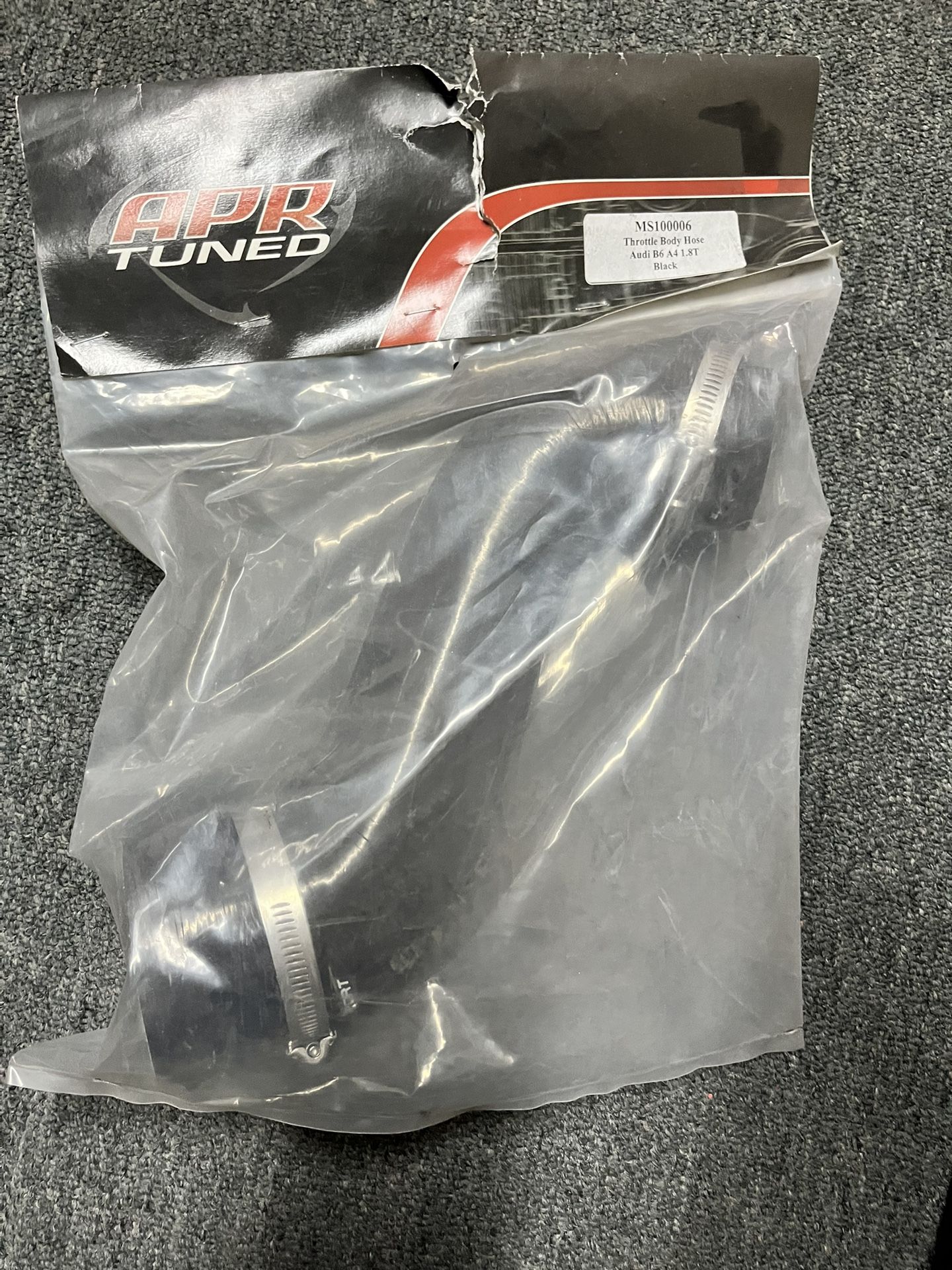 Black APR Throttle Body Hose for Audi B6 A4 1.8T