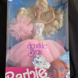 Vintage 1991 SPARKLE EYES BARBIE DOLL