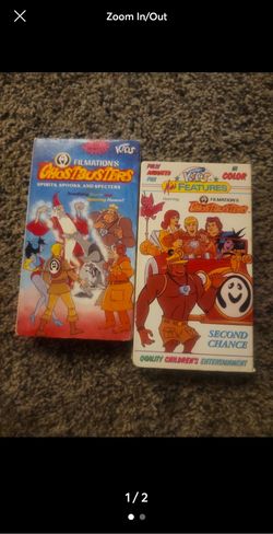 Filmation's Ghostbusters VHS Tapes Lot of 2