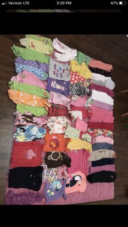 Bundle of baby girl clothes 18 months/ some 2T