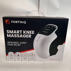 FORTHiQ Knee Massager Smart with Heat, Red Light and Massage Therapy, 3-in-1 Cordless, 2024 Updated Edition, FSA or HSA Eligible, Gifts for Grandma & 