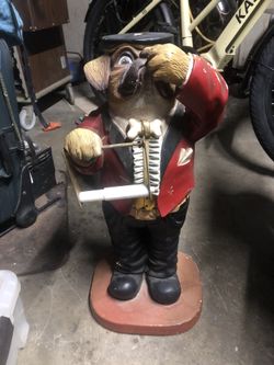 Vintage Dog Toilet Paper Holder