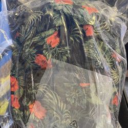 Floral print backpack