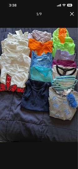 There is 27 Pieces of Clothing plus 17 Pairs of socks all for girls size 5-6 all for $25 total