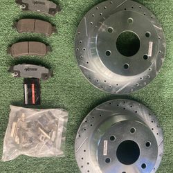 Rear Drums And Brake Calipers 